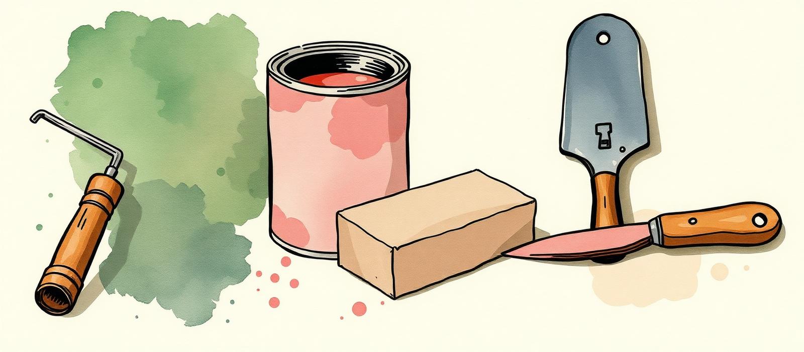 Ilustración editorial de pintores.