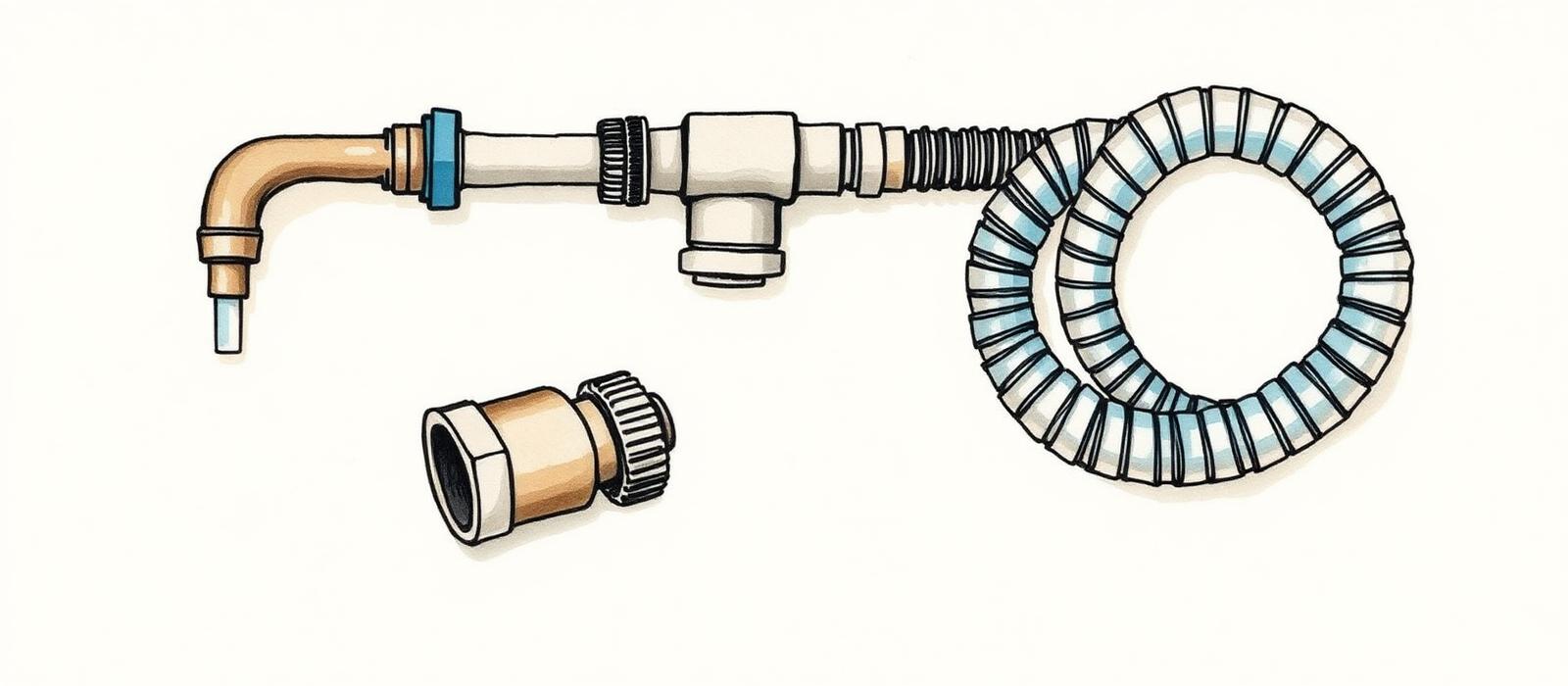 Ilustración editorial de plomeros.
